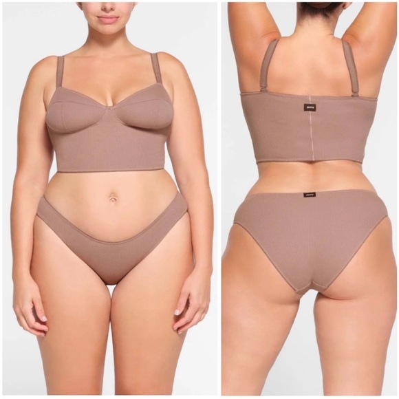 NWT SKIMS Mauve Women's Intimate Top - Picture 5 of 5